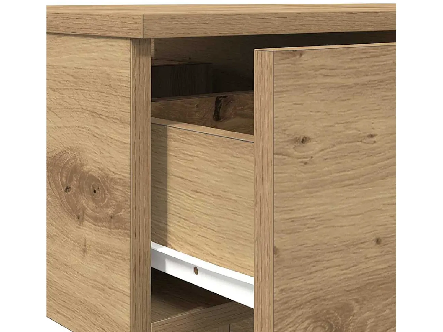 Clearance vidaxl Mesa de centro 90x60x31 cm deriv. madeira carvalho artisiano Natural claro