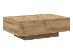 Clearance vidaxl Mesa de centro 90x60x31 cm deriv. madeira carvalho artisiano Natural claro