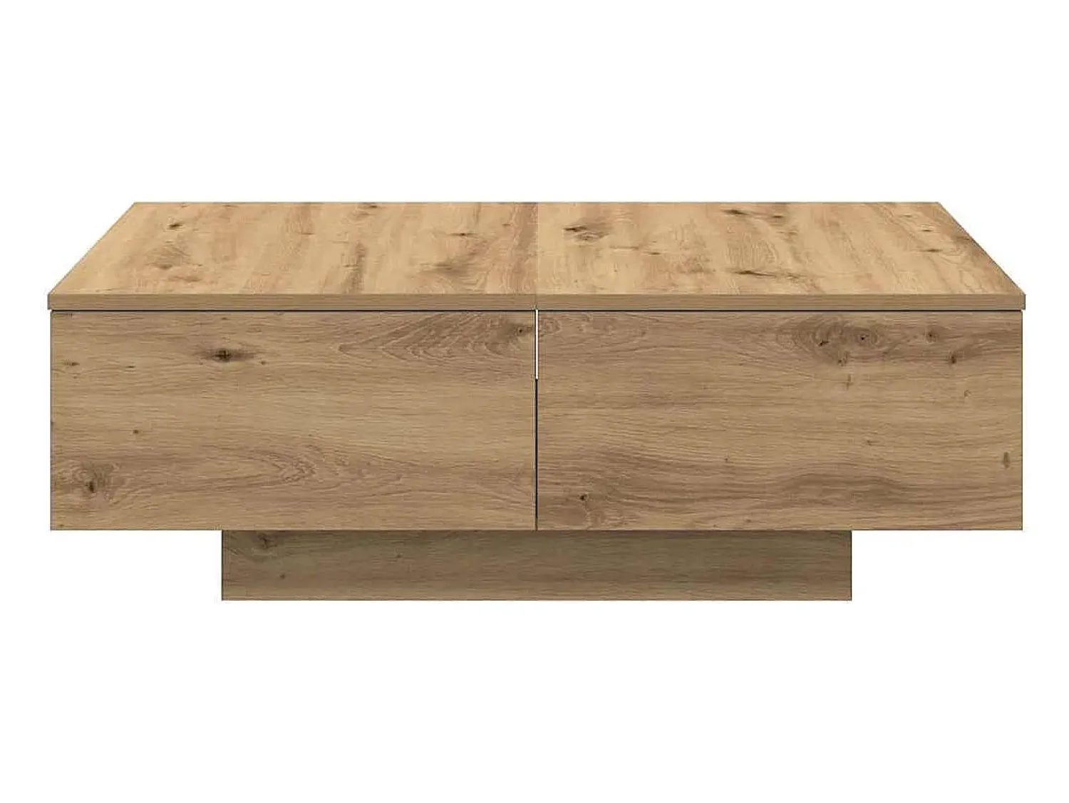 Clearance vidaxl Mesa de centro 90x60x31 cm deriv. madeira carvalho artisiano Natural claro