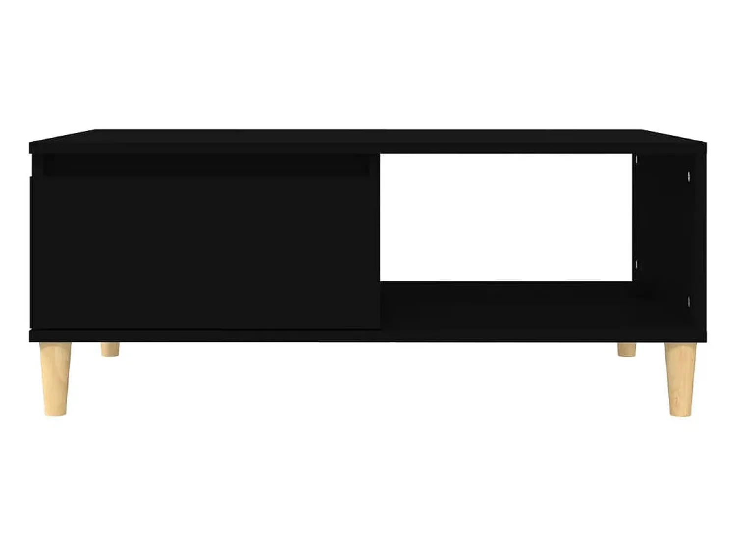Mesa de centro 90x50x36,5 cm derivados de madeira PT423410^ Mesa De Centro