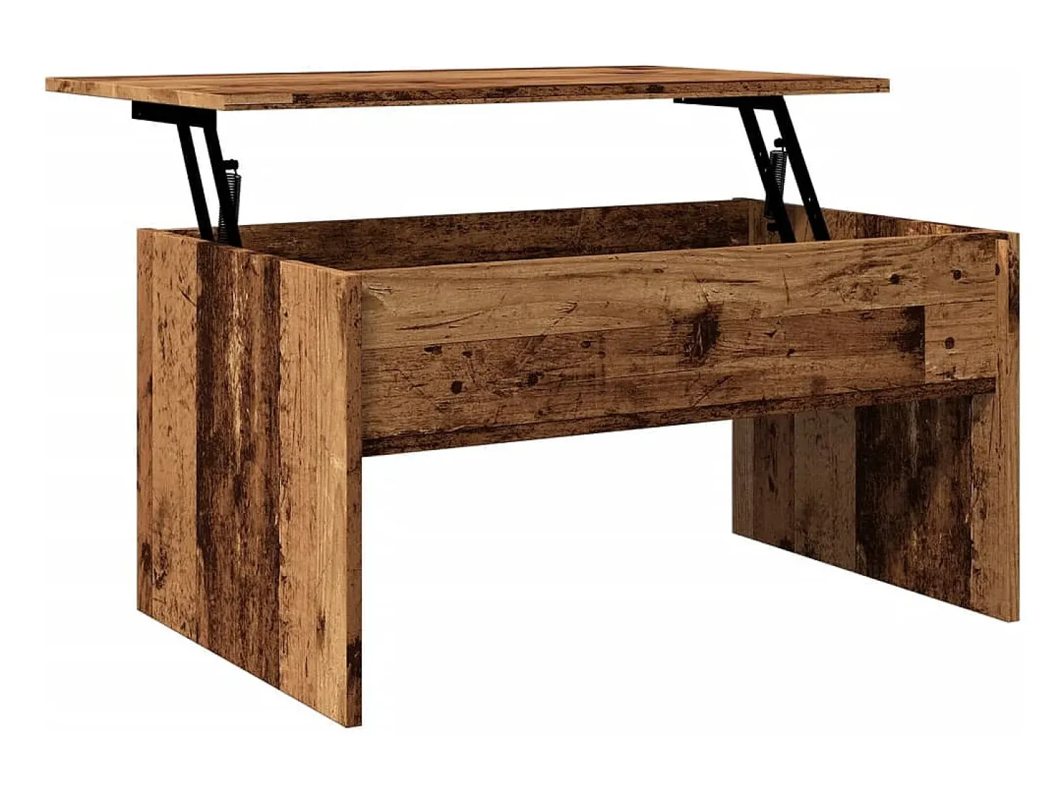 Mesa De Centro*vidaxl Mesa de centro 80x50,5x41,5 cm derivados madeira madeira velha Natural claro