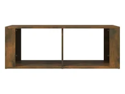 Mesa De Centro| Mesa de centro 100x50x36 cm derivados madeira carvalho fumado PT241303 Castanho