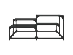 Mesa De Centro* Mesa de centro 87,5x87,5x40 cm derivados de madeira PT766471 Preto