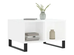 Mesa De Centro* Mesa de centro 60x50x36,5 cm derivados madeira brilhante PT774691 Branco