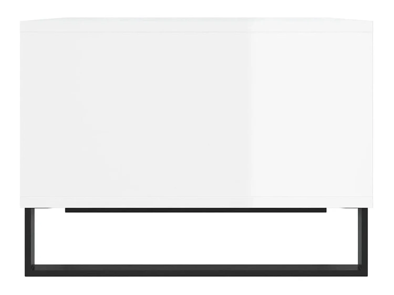 Mesa De Centro* Mesa de centro 60x50x36,5 cm derivados madeira brilhante PT774691 Branco
