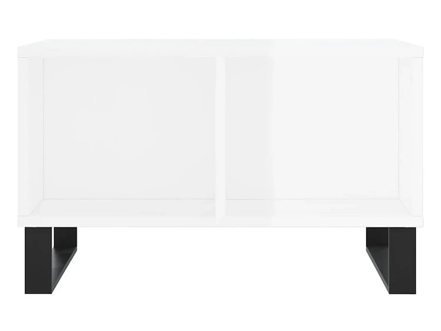 Mesa De Centro* Mesa de centro 60x50x36,5 cm derivados madeira brilhante PT774691 Branco