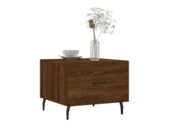 Online Mesa de centro 50x50x40 cm derivados madeira carvalho PT725218 Castanho