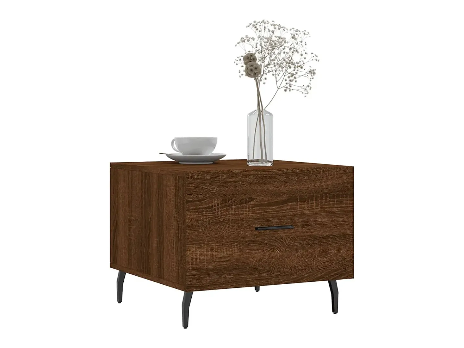 Online Mesa de centro 50x50x40 cm derivados madeira carvalho PT725218 Castanho