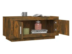 Mesa De Centro*vidaxl Mesa de centro 102x50x45 cm derivados madeira carvalho fumado Natural claro