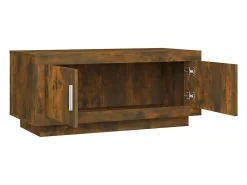 Mesa De Centro*vidaxl Mesa de centro 102x50x45 cm derivados madeira carvalho fumado Natural claro