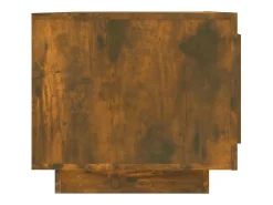 Mesa De Centro*vidaxl Mesa de centro 102x50x45 cm derivados madeira carvalho fumado Natural claro