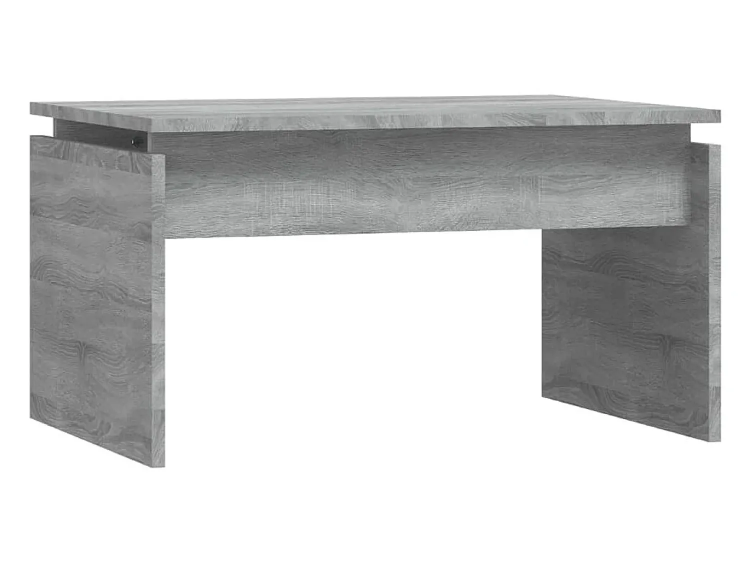 vidaxl Mesa de centro 68x50x38 cm derivados de madeira cinza sonoma^ Mesa De Centro