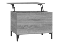 Mesa De Centro* Mesa de centro 60x44,5x45 cm derivados de madeira cinza sonoma PT897264 Cinzento