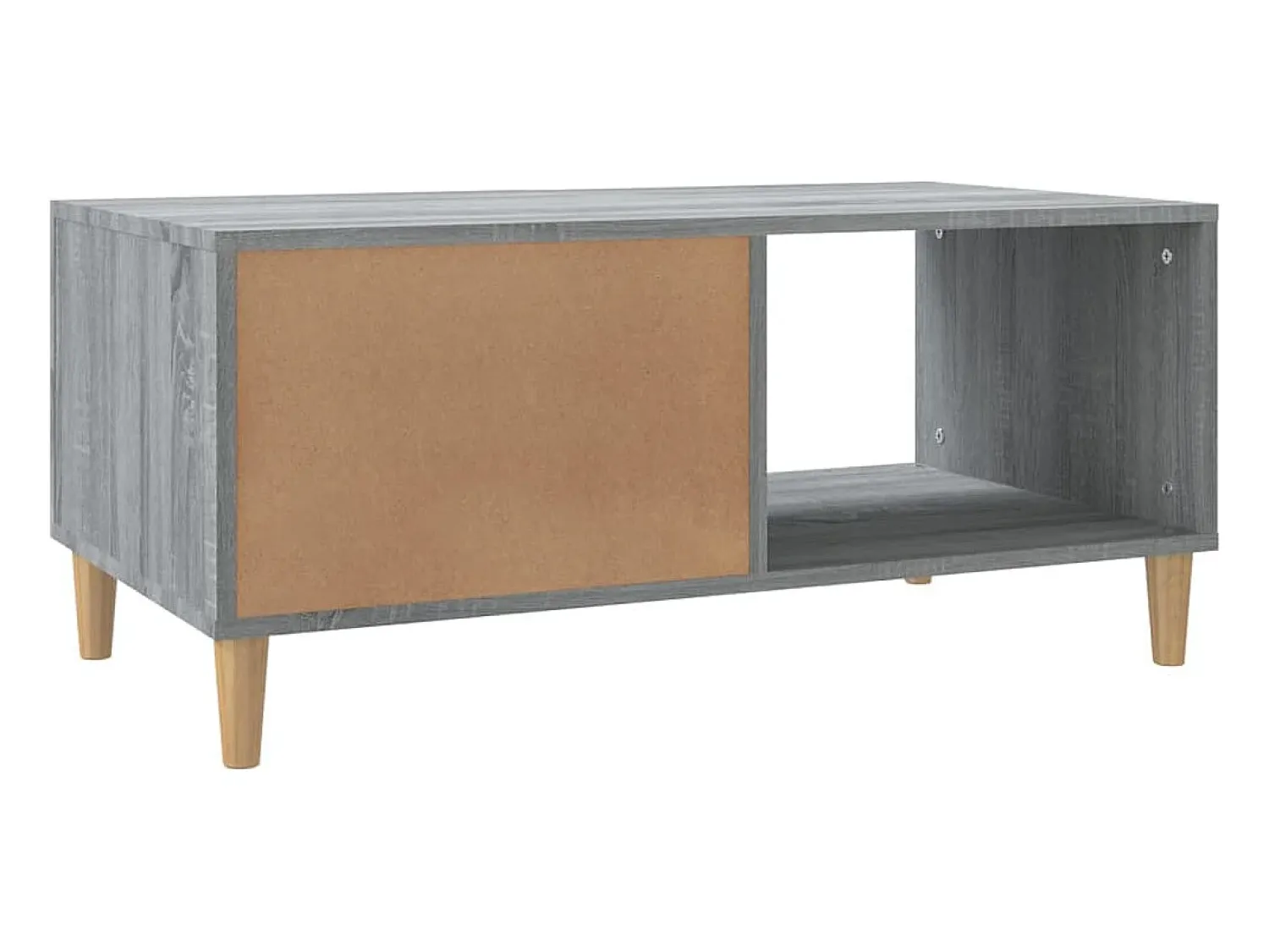 Mesa De Centro|vidaxl Mesa de centro 89,5x50x40 cm derivados madeira sonoma Cinzento