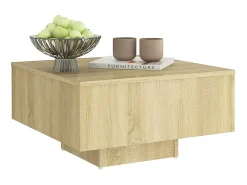 Hot Mesa de centro 60x60x31,5 cm derivados madeira carvalho sonoma PT136389 Castanho