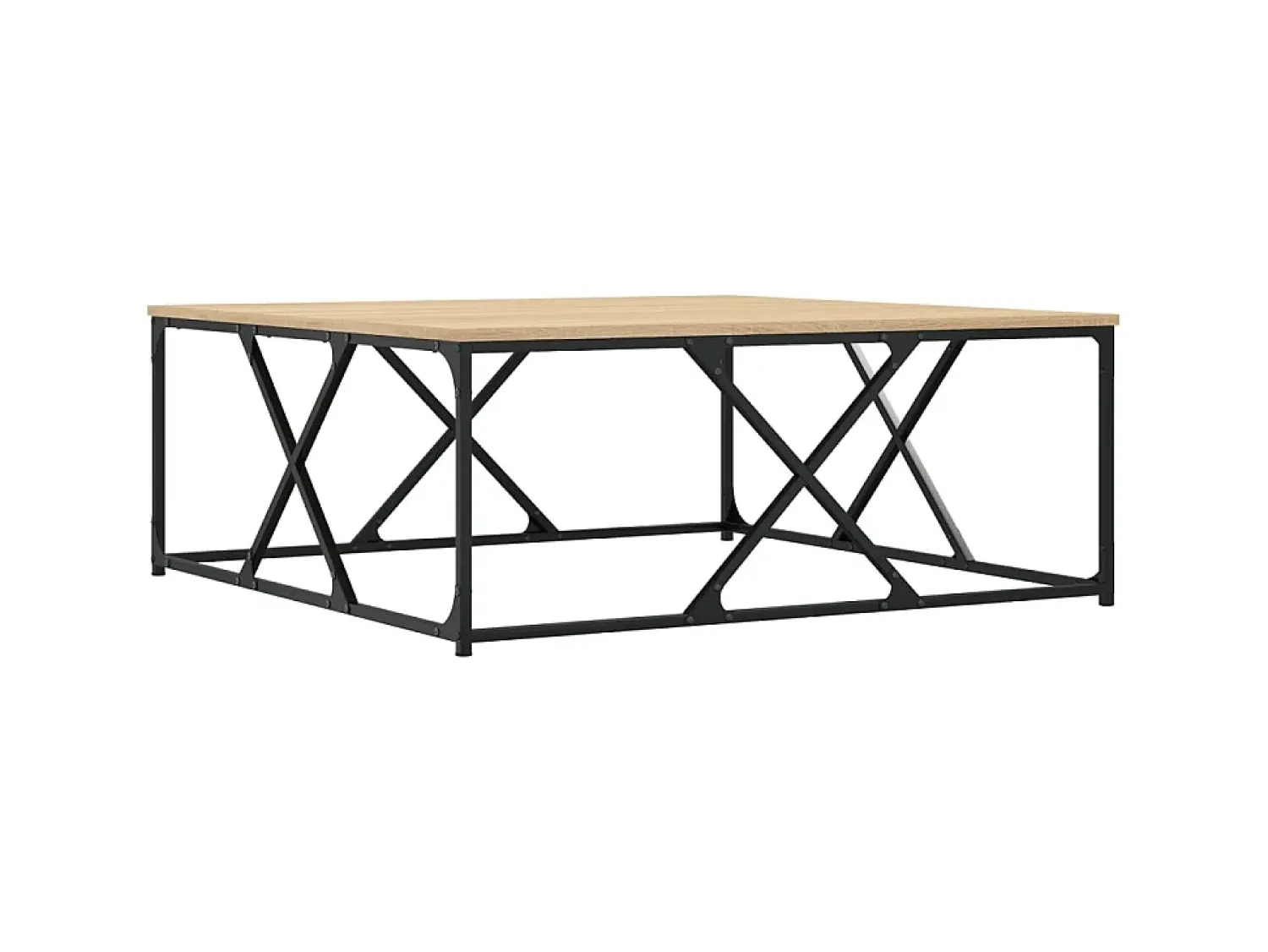 Online Mesa de centro 100x100x40 cm derivados madeira carvalho sonoma PT177260 Castanho