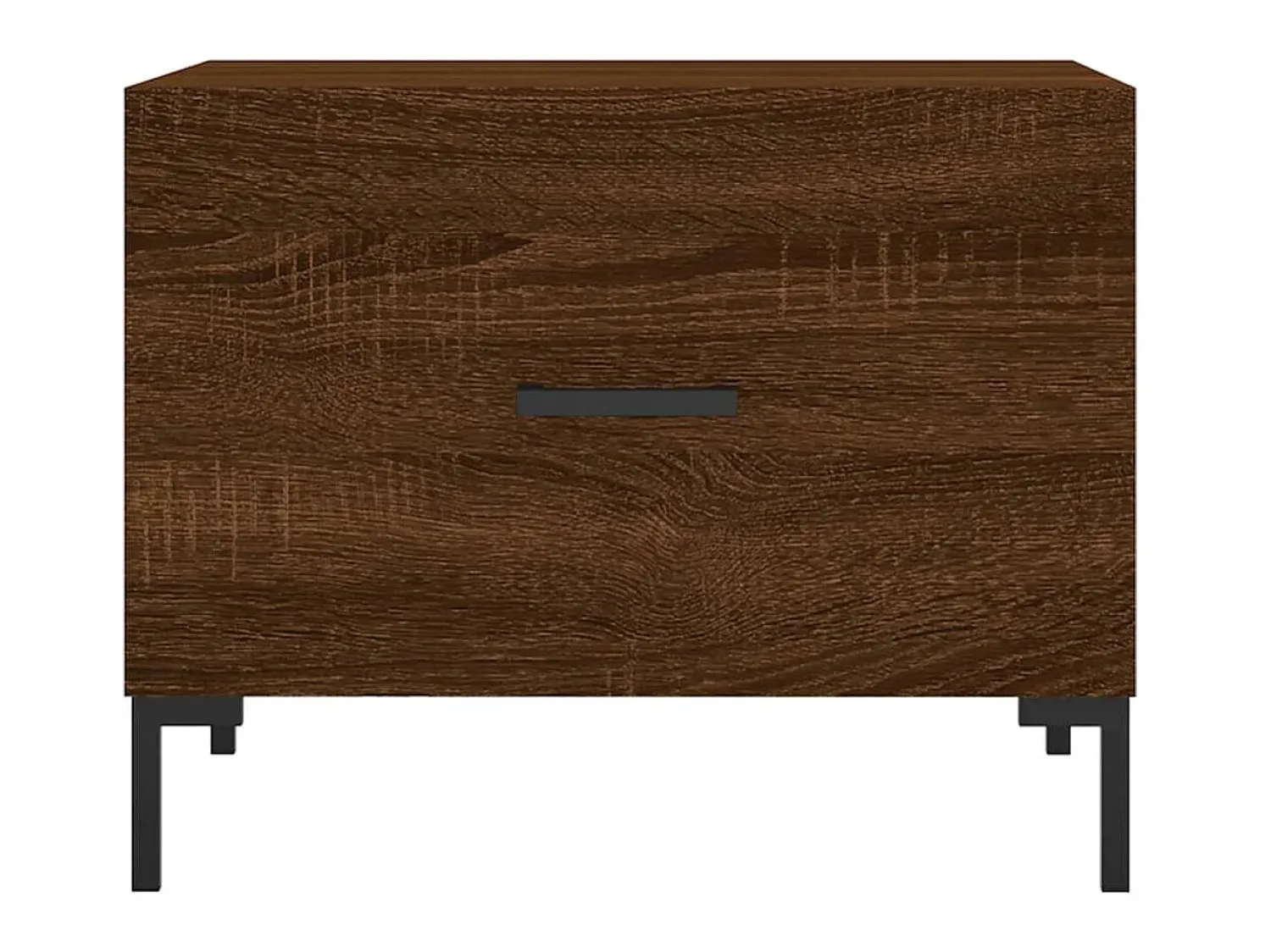 Mesa De Centro* Mesa de centro 50x50x40 cm derivados madeira carvalho PT336280 Castanho