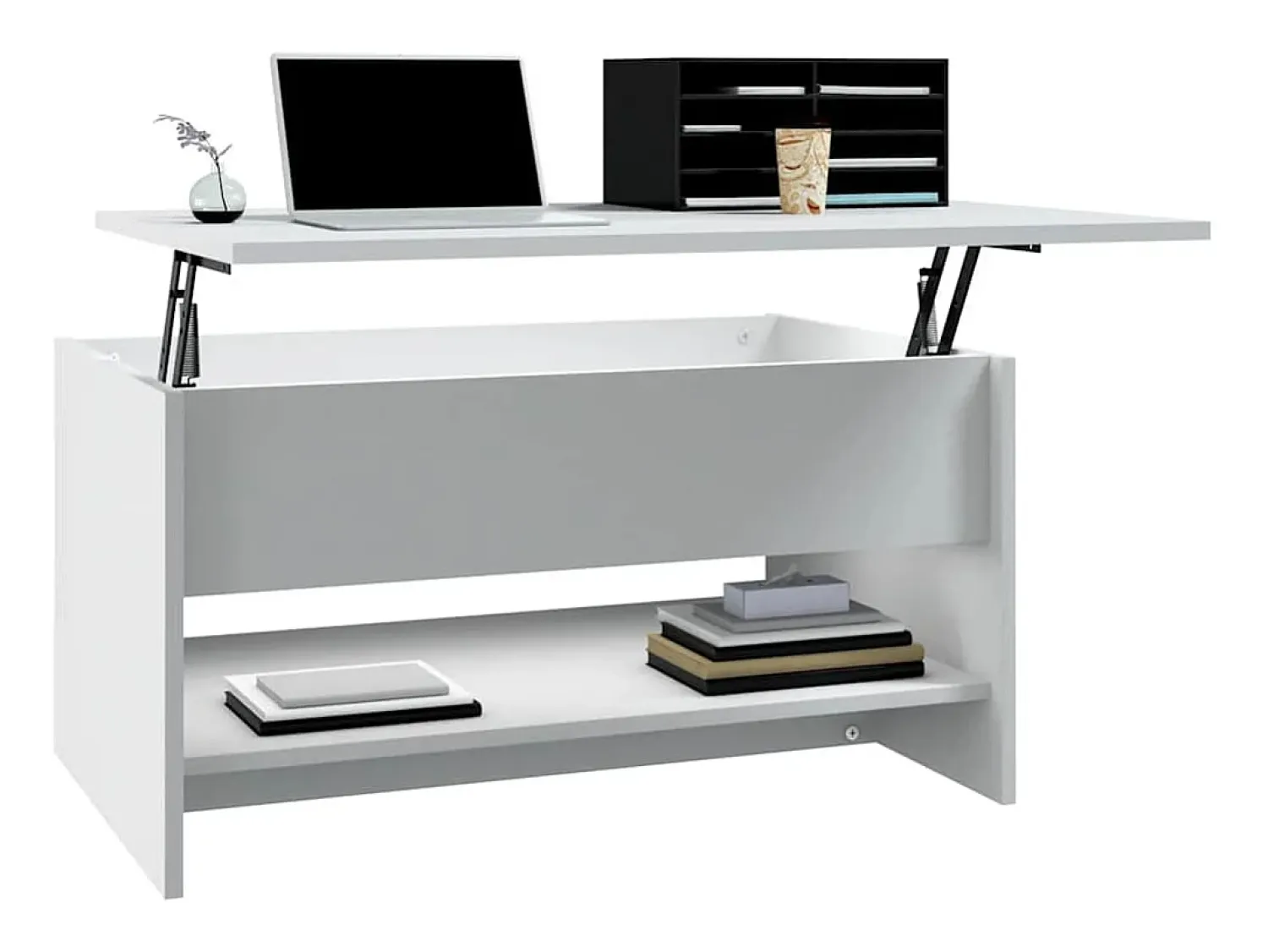 vidaxl Mesa de centro 80x50x40 cm derivados de madeira^ Mesa De Centro