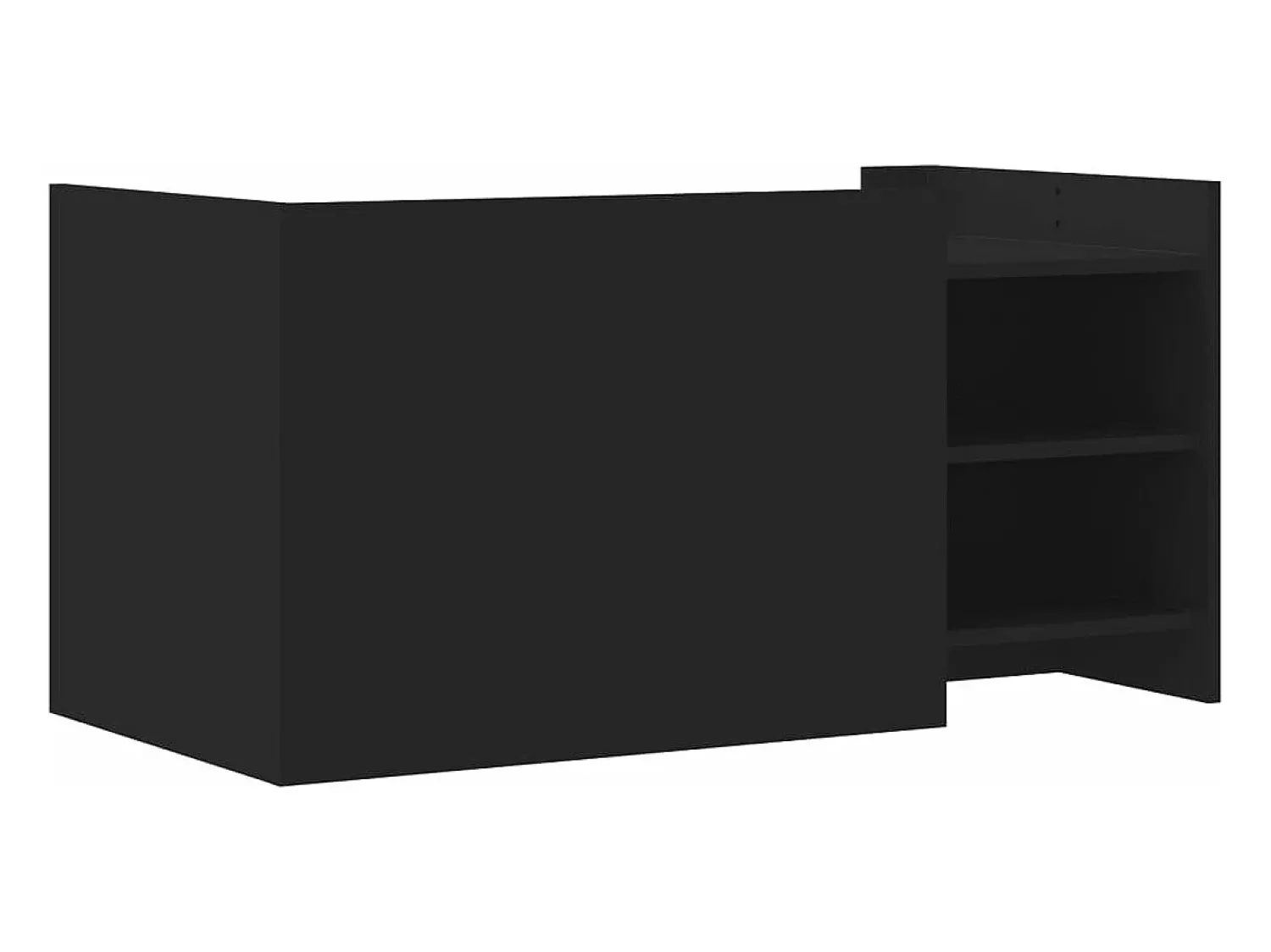 Mesa De Centro*vidaxl Mesa de centro 100x50x50 cm derivados de madeira Preto