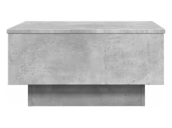 Mesa de centro 60x45x31 cm derivados de madeira cinza cimento PT365882^ Mesa De Centro