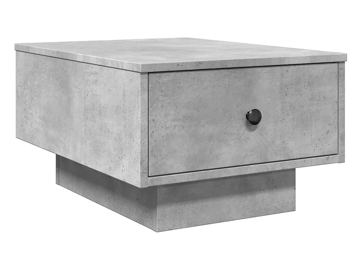 Mesa de centro 60x45x31 cm derivados de madeira cinza cimento PT365882^ Mesa De Centro