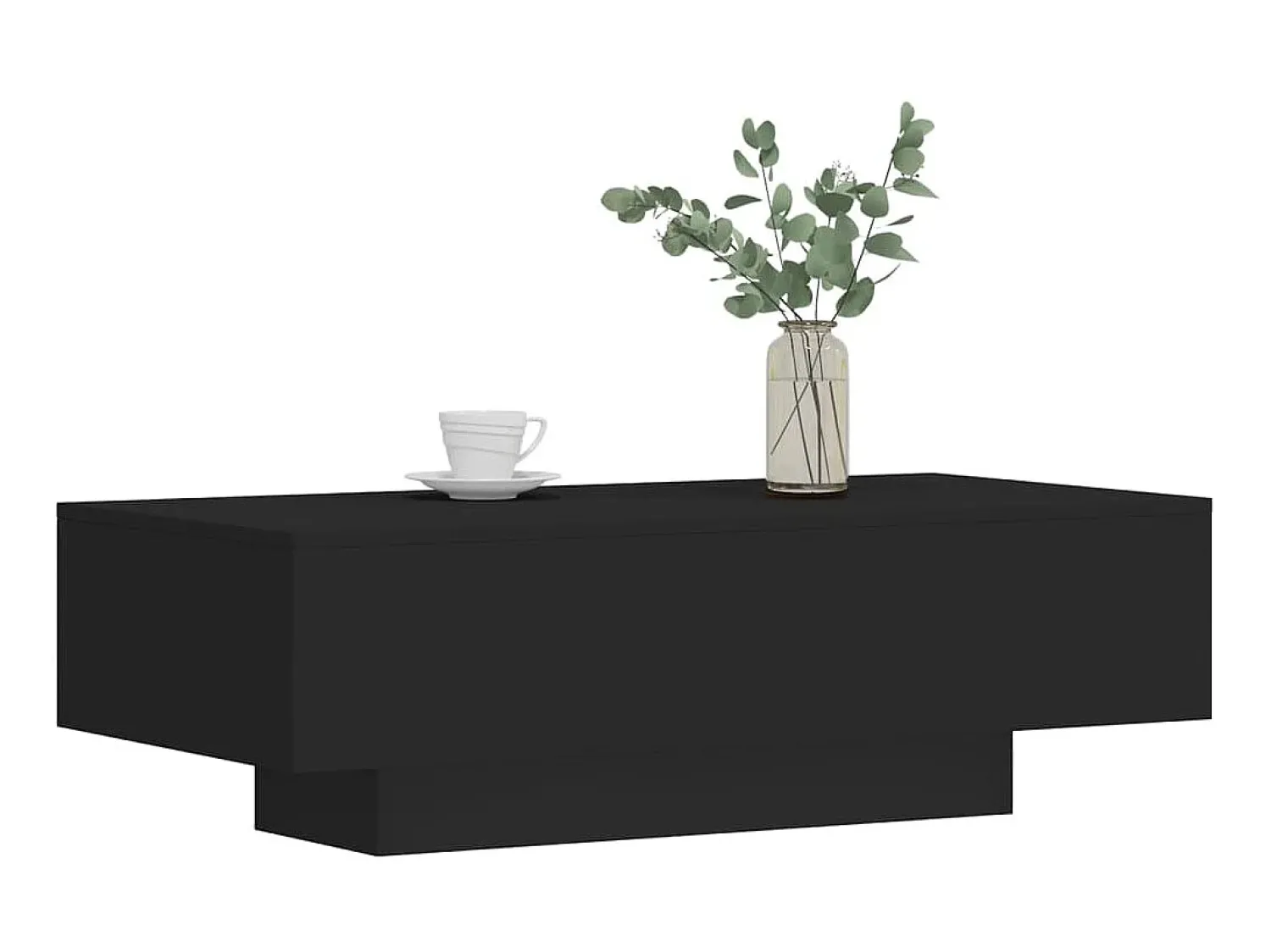 Online Mesa de centro 100x49,5x31 cm derivados de madeira PT584188 Preto