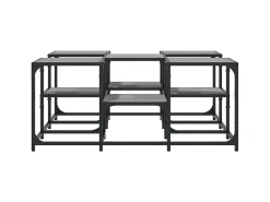 Mesa De Centro| Mesa de centro 91x91x40 cm derivados de madeira sonoma PT621117 Cinzento