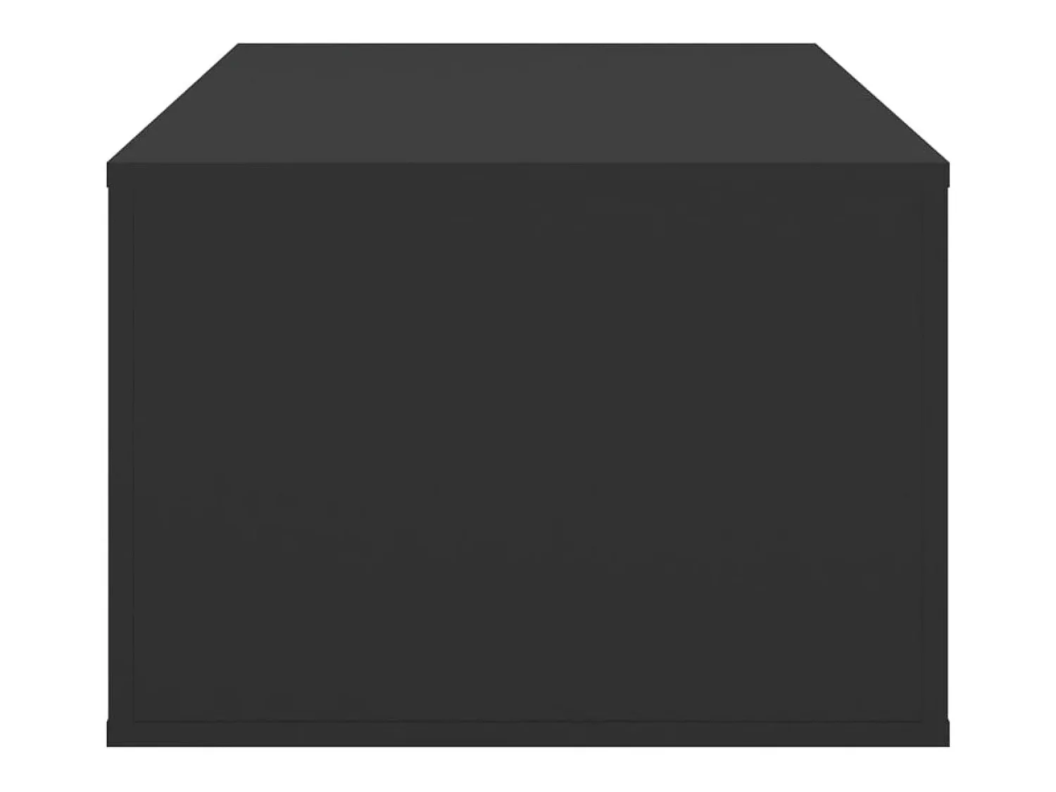 Mesa De Centro*vidaxl Mesa de centro 100x50,5x35 cm derivados de madeira Preto