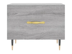 Outlet Mesa de centro 50x50x40 cm derivados madeira sonoma cinza PT219923 Cinzento