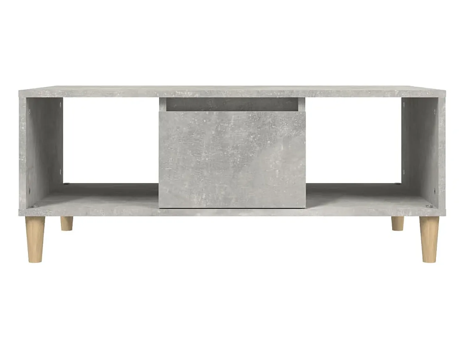 Mesa De Centro|vidaxl Mesa de centro 90x50x36,5 cm derivados madeira cimento Cinzento