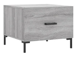 Best Mesa de centro 50x50x40 cm derivados madeira sonoma cinza PT969308 Cinzento