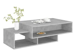 Mesa De Centro* Mesa de centro 105x55x32 cm derivados madeira cimento PT846536 Cinzento