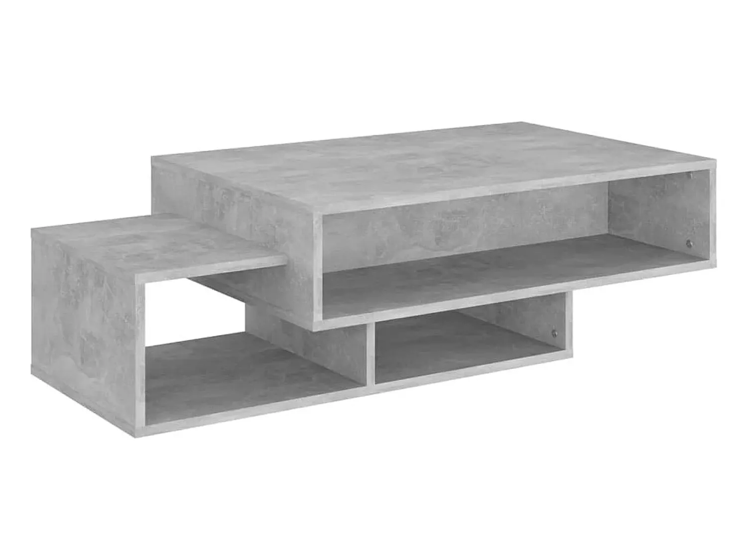 Mesa De Centro* Mesa de centro 105x55x32 cm derivados madeira cimento PT846536 Cinzento