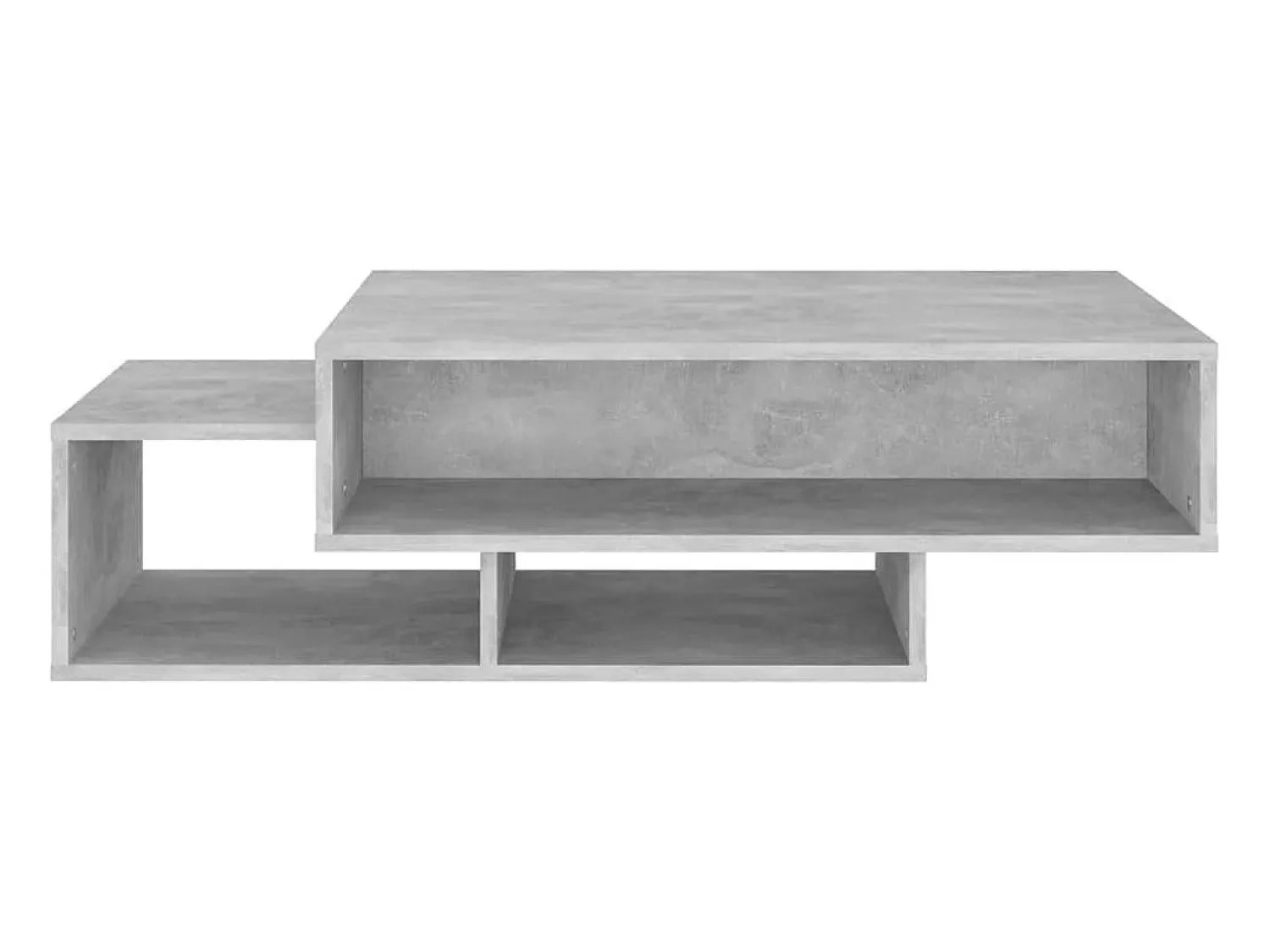 Mesa De Centro* Mesa de centro 105x55x32 cm derivados madeira cimento PT846536 Cinzento