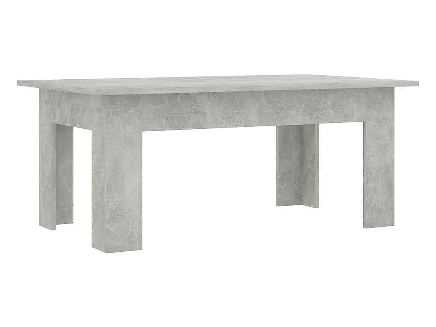vidaxl Mesa de centro 100x60x42 cm derivados madeira cimento^ Mesa De Centro
