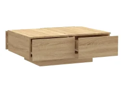 Clearance Mesa de centro 90x60x31 cm derivados de madeira carvalho sonoma PT362286 Castanho