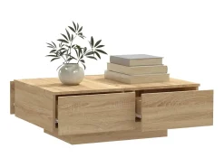Clearance Mesa de centro 90x60x31 cm derivados de madeira carvalho sonoma PT362286 Castanho