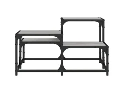 Clearance Mesa de centro 68x68x40 cm derivados de madeira sonoma PT444894 Cinzento