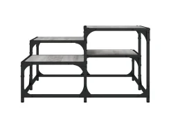 Clearance Mesa de centro 68x68x40 cm derivados de madeira sonoma PT444894 Cinzento