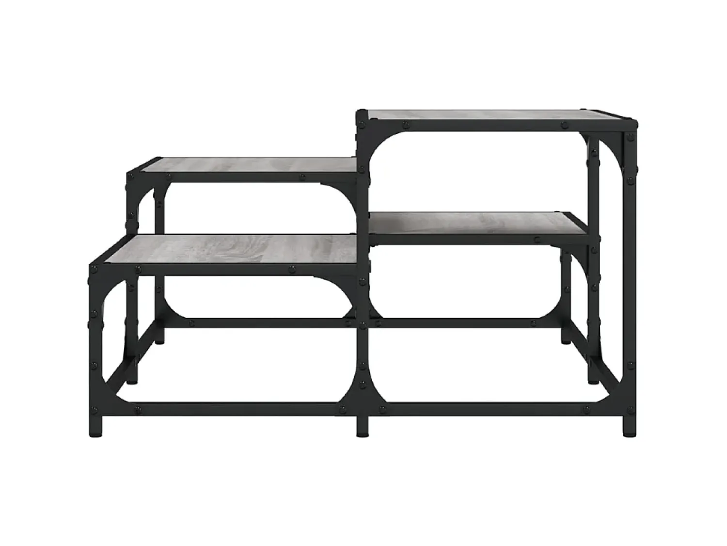 Clearance Mesa de centro 68x68x40 cm derivados de madeira sonoma PT444894 Cinzento