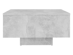 Discount vidaxl Mesa de centro 60x60x31,5 cm derivados de madeira cinza cimento Cinzento
