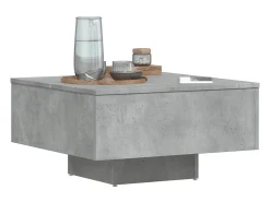 Discount vidaxl Mesa de centro 60x60x31,5 cm derivados de madeira cinza cimento Cinzento