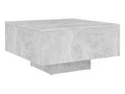 Discount vidaxl Mesa de centro 60x60x31,5 cm derivados de madeira cinza cimento Cinzento