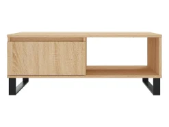 Mesa De Centro* Mesa de centro 90x60x35 cm derivados de madeira carvalho sonoma PT919771 Castanho