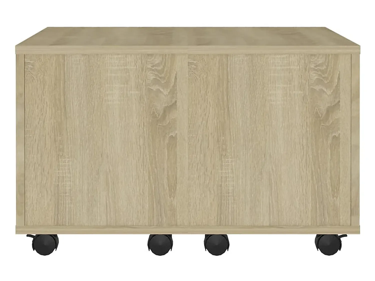 Mesa De Centro|vidaxl Mesa de centro 60x60x38 cm derivados de madeira carvalho sonoma Natural claro