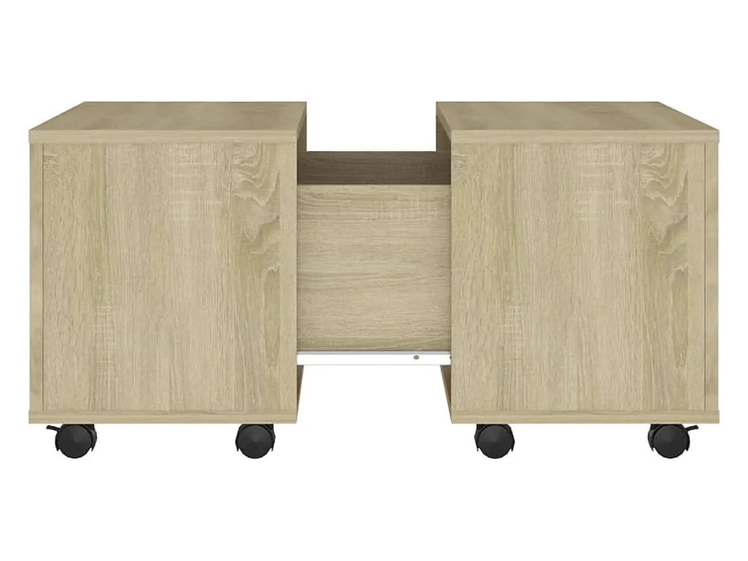 Mesa De Centro|vidaxl Mesa de centro 60x60x38 cm derivados de madeira carvalho sonoma Natural claro