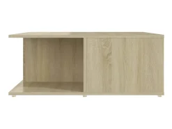 Mesa De Centro* Mesa de centro 80x80x31 cm derivados de madeira carvalho sonoma PT468208 Castanho