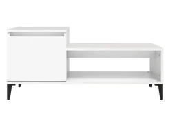 Mesa De Centro*vidaxl Mesa de centro 100x50x45 cm derivados de madeira Branco