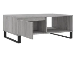 Outlet vidaxl Mesa de centro 90x60x35 cm derivados de madeira sonoma Cinzento