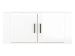 Outlet Mesa de centro 80x50x36 cm derivados madeira brilhante PT480521 Branco